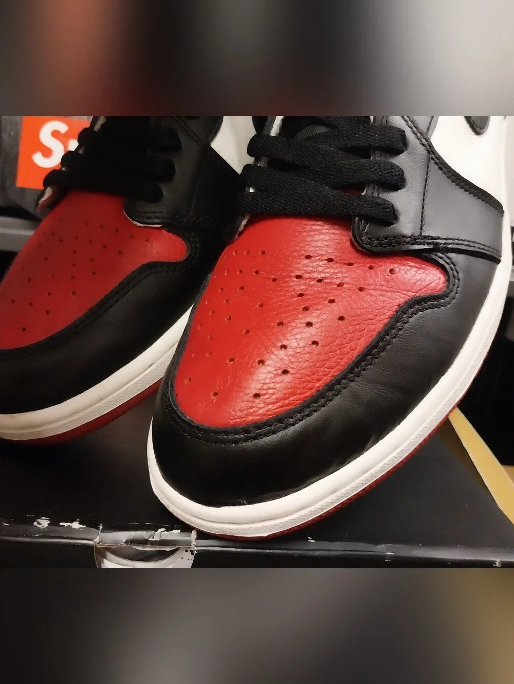 Retro Jordan 1 Og Bred Toe 2018 Release Size 12 Men's